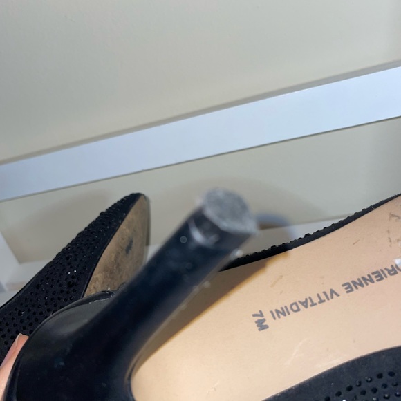 Black rhinestone heels - Picture 10 of 13